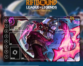 Tapete de juego League of Legends Riftbound - Shaco - 600 x 350 mm