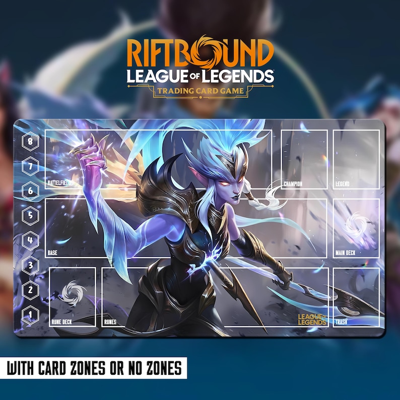 Playmat League of Legends Riftbound - Kalista - 24