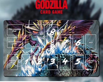 怪獣プレイマット - ゴジラ カードゲーム - 24インチ x 14インチ (600