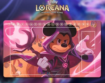 ロルカナ フォイル プレイマット アイコニック ミッキー＆ミニー lorcana Disney Lorcana Playmat - Mickey and Minnie – Enchanted - Fabled
