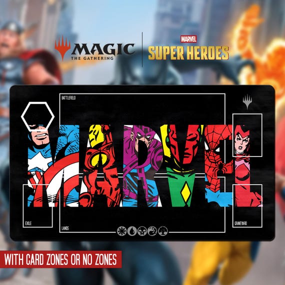Playmat MTG - Magic the Gathering X Super Heroes - 24