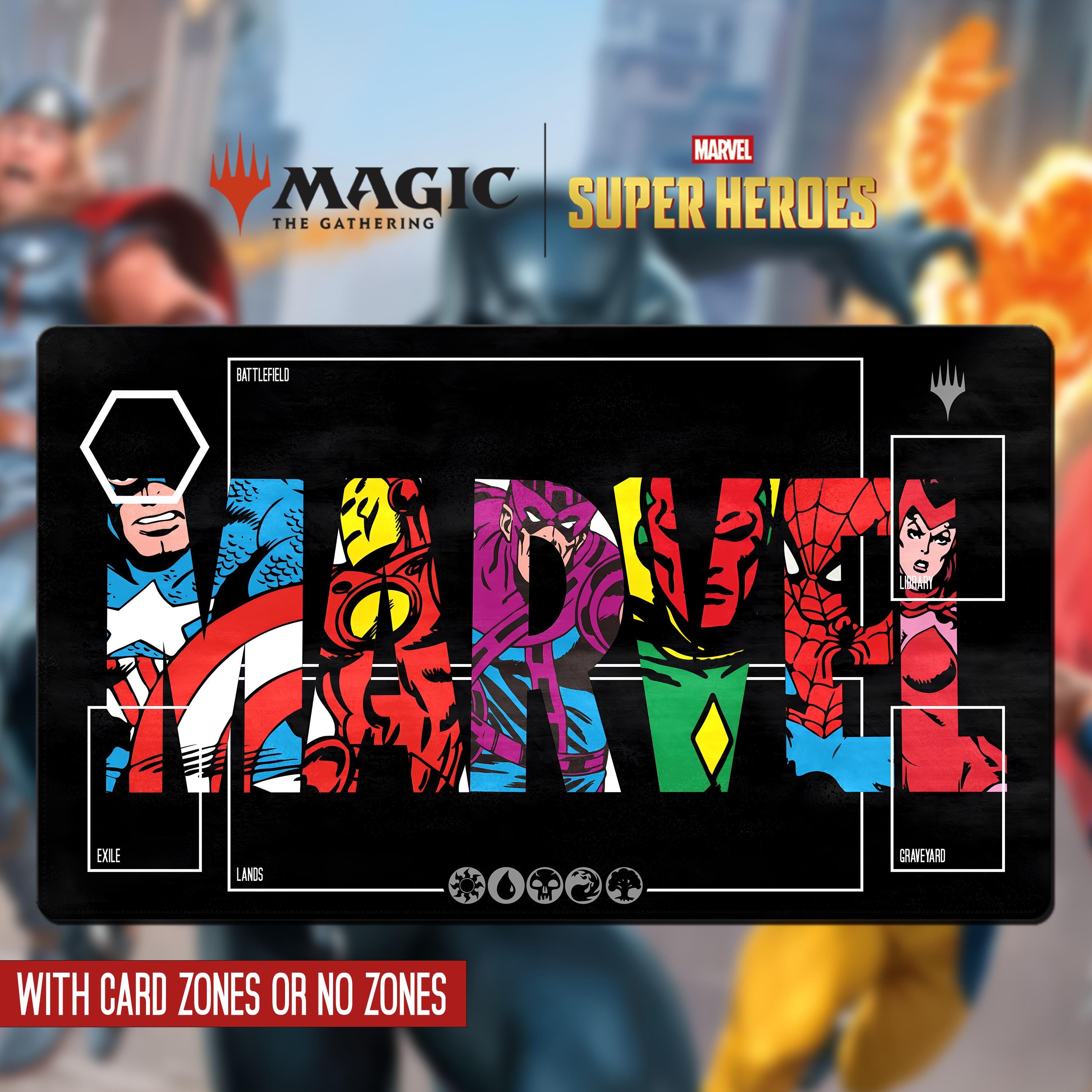 Playmat MTG - Magic the Gathering X Super Heroes - 24