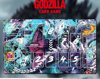 怪獣プレイマット - ゴジラ カードゲーム - 24インチ x 14インチ (600