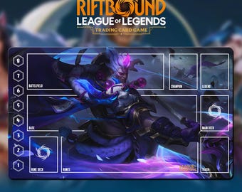 Playmat League of Legends Riftbound - Darius - 24"x 14" (600 x 350 mm)