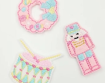 Nutcracker Felties | 3 Designs, 2 sizes! |Digital Embroidery | In the Hoop | Christmas
