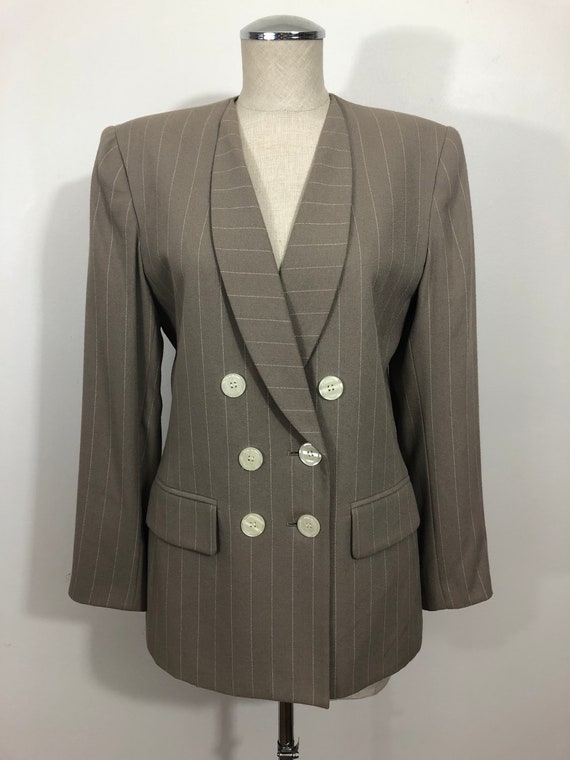 Vintage pinstripe blazer jacket Gem