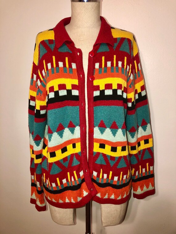 western cardigan sweater