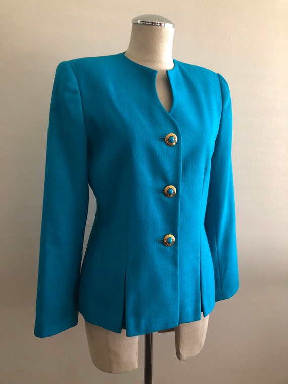 ocean blue blazer