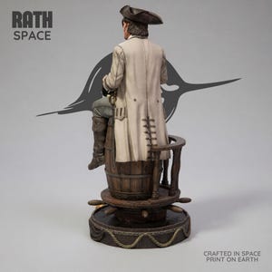 Jack Rackham Black Sails 1/6 Skala STL Fil 3D Utskrift Samlarfigur Resinmodell bild 6