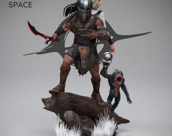 Predator Badlands Dek Yautja 1/6 Scale STL File 3D Print Model (Digital Download)
