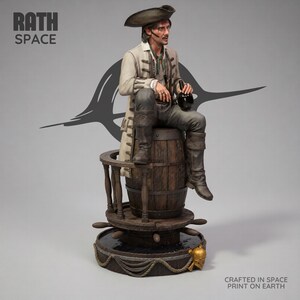 Jack Rackham Black Sails 1/6 Skala STL Fil 3D Utskrift Samlarfigur Resinmodell bild 8