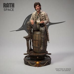 Jack Rackham Black Sails 1/6 Skala STL Fil 3D Utskrift Samlarfigur Resinmodell bild 1