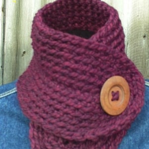 Crochet Pattern Collar Cowl Neck Warmer