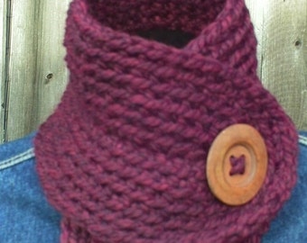 Patrón de crochet para cuello alto tipo capucha