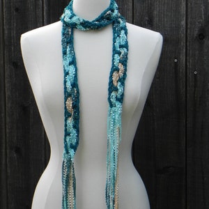 Easy Crochet Pattern Micro fashion Scarf, DIY Scarf Pattern