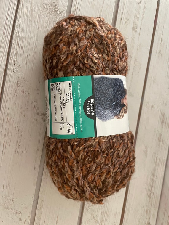 Country Loom Yarn by Loops & Threads Regal Earth Chunky Yarn Brown Bulky  Yarn 6 