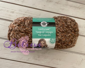 Country Loom Yarn by Loops & Threads Regal Earth Chunky Yarn Brown Bulky Yarn 6