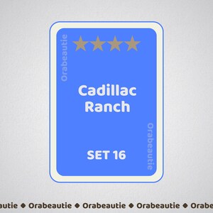 Cadillac Ranch - Monopoly_GO Set 16 - 4 stars sticker - Summer Escape