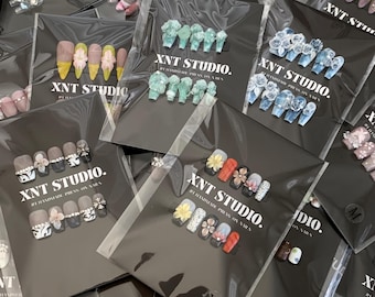 Luxury Press On Nails Mystery Box | Handmade Glam Nails, Reusable Nail Set