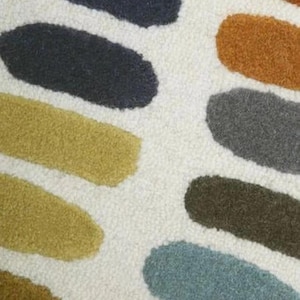 Wool Rug | Hand Tufted Modern Rug | area rug 5X8 8X10 X9X12 Multi color HandMade Rug | woolen area rug | living room Rug | Designer Rug