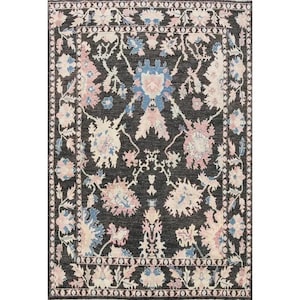 Charcoal Oushak rug best choice High Quality rug multi size Hand-knotted Vintage Oushak Wool Rug for Living Room, Dining room, Office