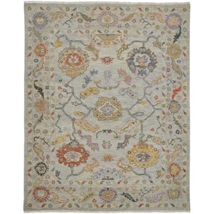 Sand Oushak rug best choice High Quality rug multi size Hand-knotted Vintage Oushak Wool Rug for Living Room, Dining room, Office