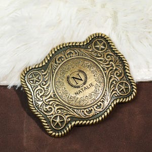 Custom Western Belt Buckle Personalized Mens Belt Buckle Monogram Belt Buckle Groomsmen Gift For HimCustom Belt Buckle With Logo