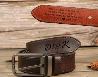 Funny Gift for Men, Valentines Gift, Custom Engraved Leather Belt for Husband, Personalized Leather Belt, Valentines Gift, Anniversary Gift