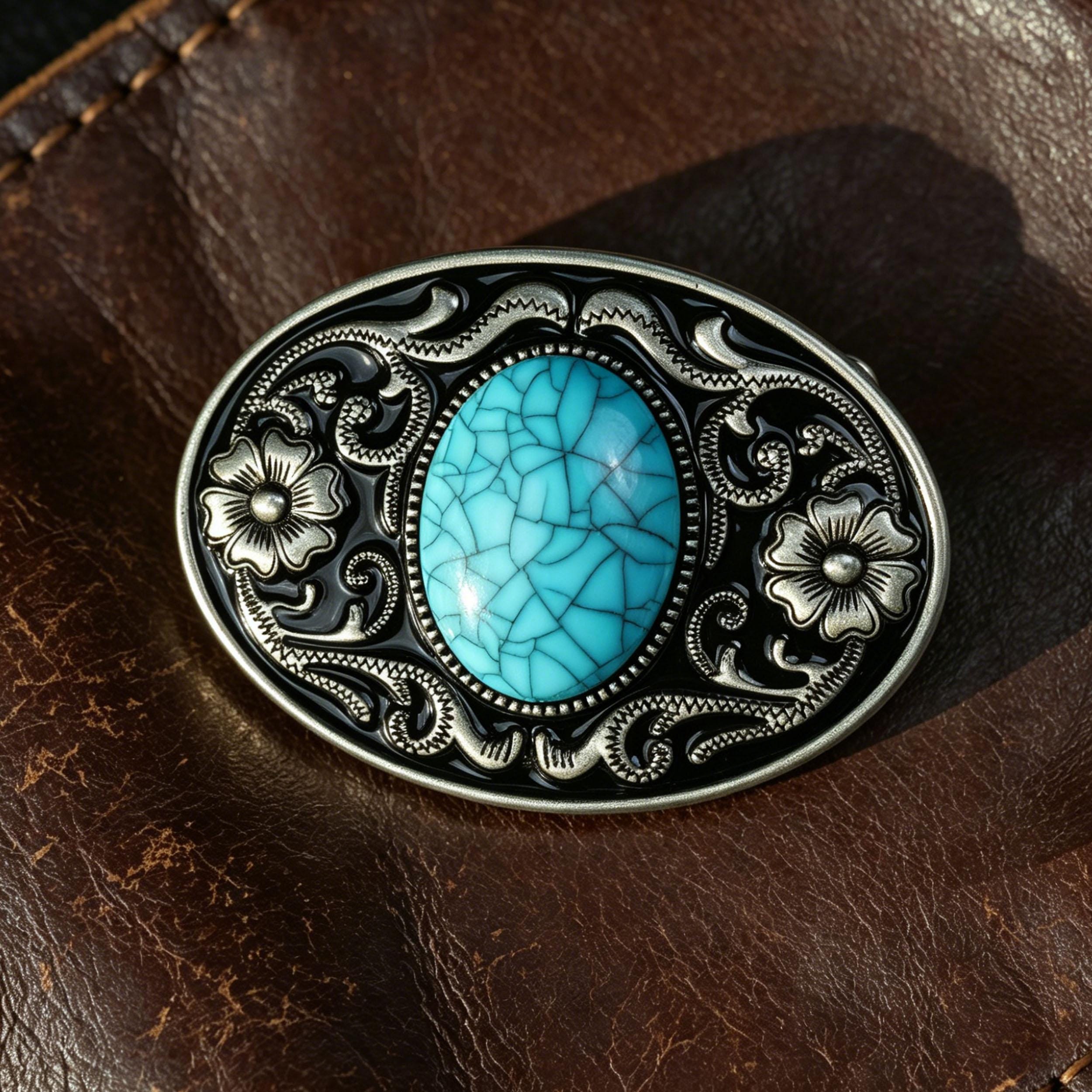 Vintage Turquoise Belt for Women - Etsy