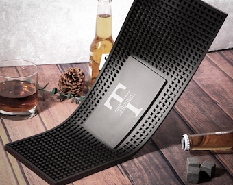 Tappetino da bar in gomma personalizzato, accessori da bar personalizzati per la casa