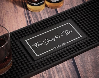 Tappetino da bar personalizzato: arredamento personalizzato per il bar di casa, regalo vintage