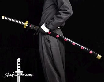 Roronoa Zoro Shusui Katana Replica – Handmade Decorative Anime Sword for Display & Cosplay