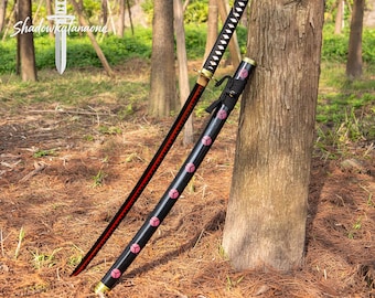Shusui One Piece Katana - Handmade Roronoa Zoro Cosplay Sword Prop, Anime Collectible Gift