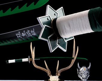 Sanemi Katana, Wind Hashira Demon Slayer Sword, Anime Replica