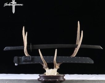 Cyberpunk Katana – Handcrafted High-Carbon Steel Display Blade, Full Tang Samurai Collector's Item