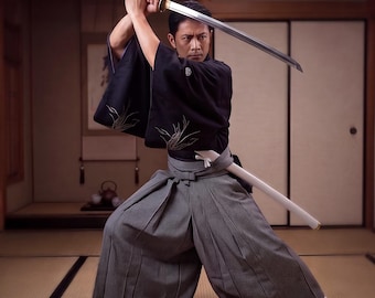 Hand Forged 1045 Steel Samurai Katana | Zoro Style Wado Ichimonji Inspired Sword | Anime Collectible Display Piece