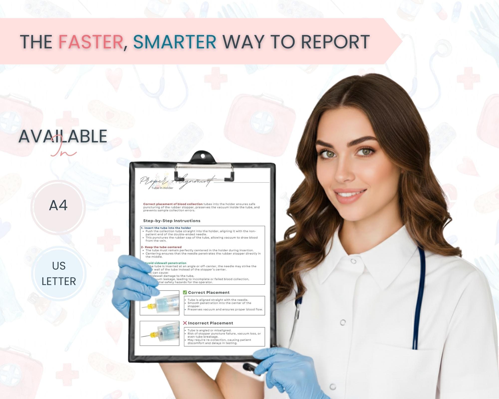 Phlebotomy Study Reference Guide | Order of Draw Chart, Tube Colors ...