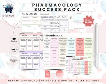 Phlebotomy Essentials Pack | Order of Draw Cheat Sheet, Blood Draw Checklist, Lab Results Tracker | Phlebotomy Student Organizer