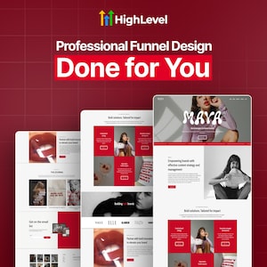 GoHighLevel Funnel Template – Women Entrepreneur Lead Generation System (Digital Download)