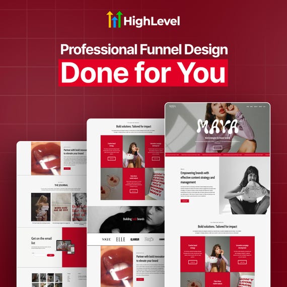 GoHighLevel Women Entrepreneur Funnel Template | GHL Snapshot for Female Coaches and Business Owners | Lead Gen & Sales System