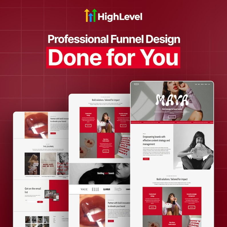 GoHighLevel Funnel Template – Women Entrepreneur Lead Generation System (Digital Download)