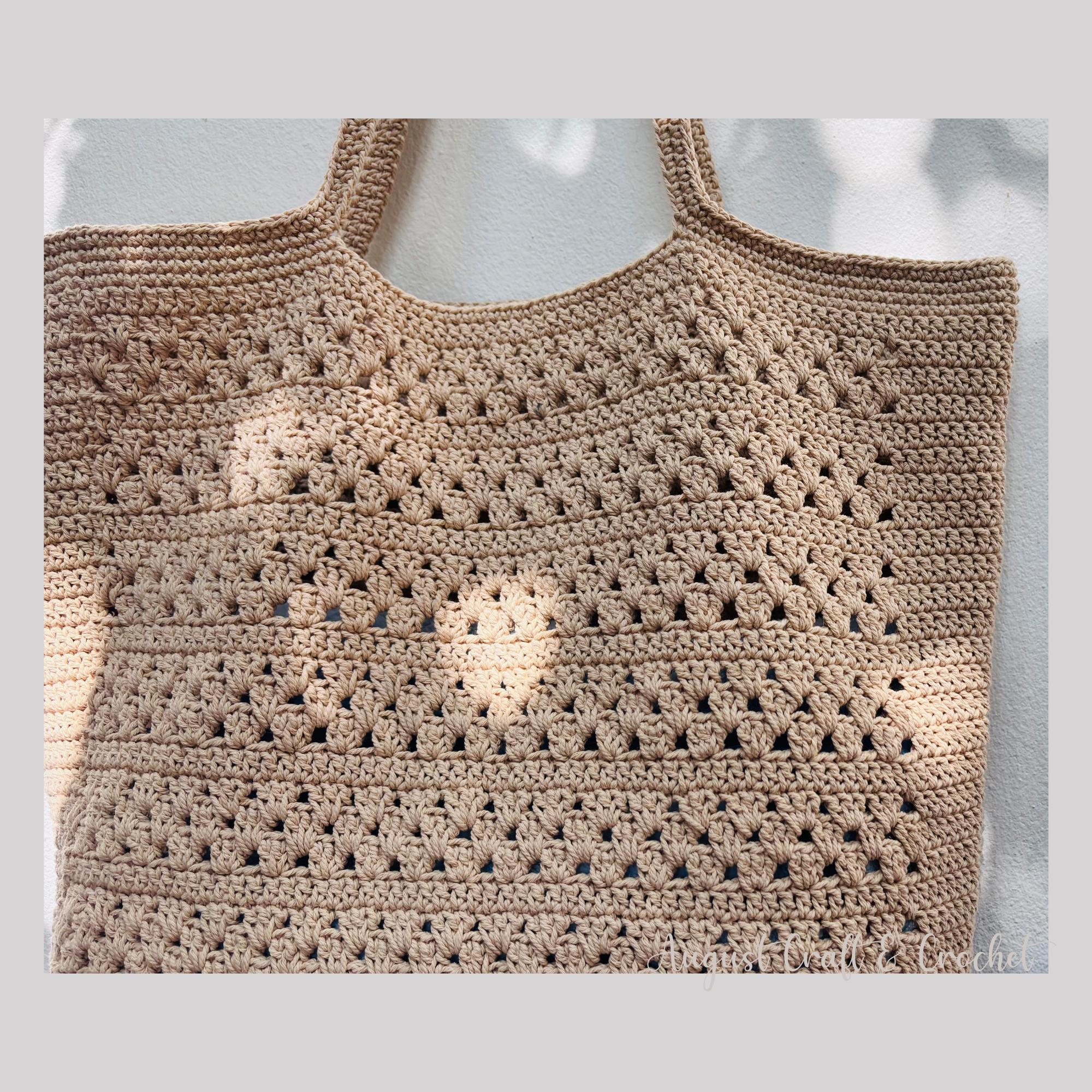 Easy Crochet Tote Bag Pattern | Beginner Friendly PDF. - Etsy