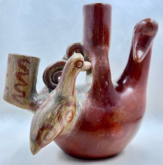 Heron Martinez Mendoza, Mexican Folk Art, Duck Candelabra Heron Martinez Mendoza, Mexican Folk Art, Duck Candelabra