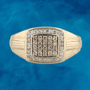 14K Yellow Gold 2Ct Solitaire Ring: Wide Band Engagement Wedding