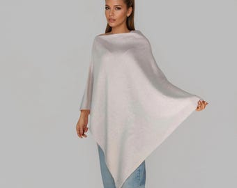 Damesponcho, damescape, oversized cape, zomercover-up, roze poncho, damestrui, boho poncho, one size, gebreide poncho