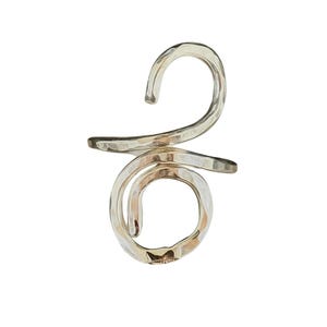Sterling Silver Capricorn Ring: Hammered Zodiac Astrology Jewelry