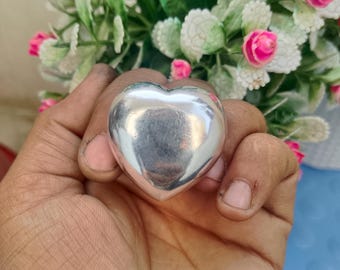 Gezwollen hartring, handgemaakte boho-statementring, 925 sterlingzilveren liefdessieraden