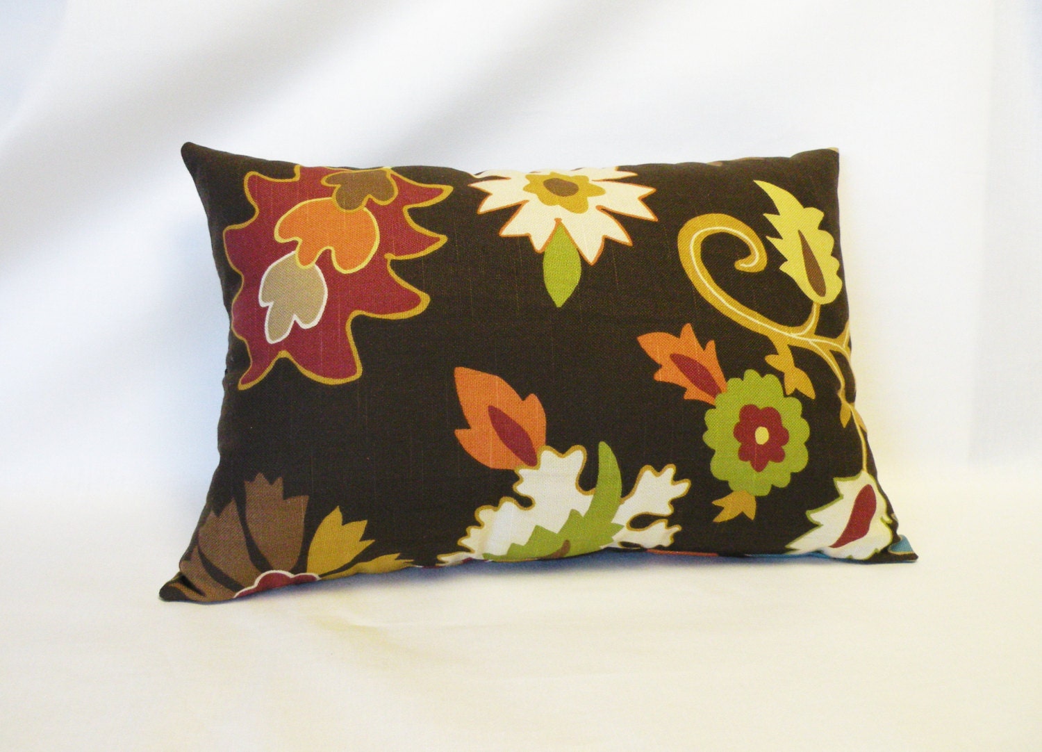 Fall Autumn Decor Lumbar Pillow Accent Throw Pillow Floral Etsy