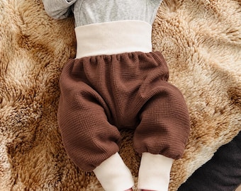Pumphose Baby Baumwolljersey | Babyhose Herbst Winter | Mitwachshose Kinder | Jersey Hose | Handmade Baby Kleidung | Kinderhose