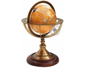Personalisierte Messing Globe | Zodiac Armillar Office Table Top Decor Stück zu verkaufen